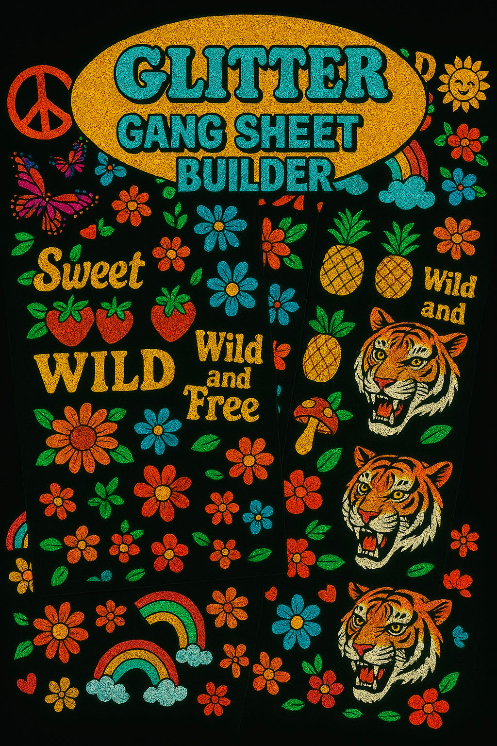 Glitter Gang Sheet Builder