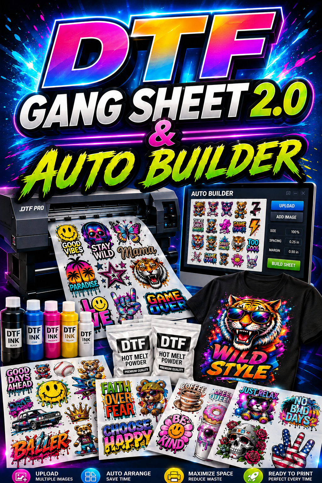 Gang Sheet 2.0 & Auto Builder