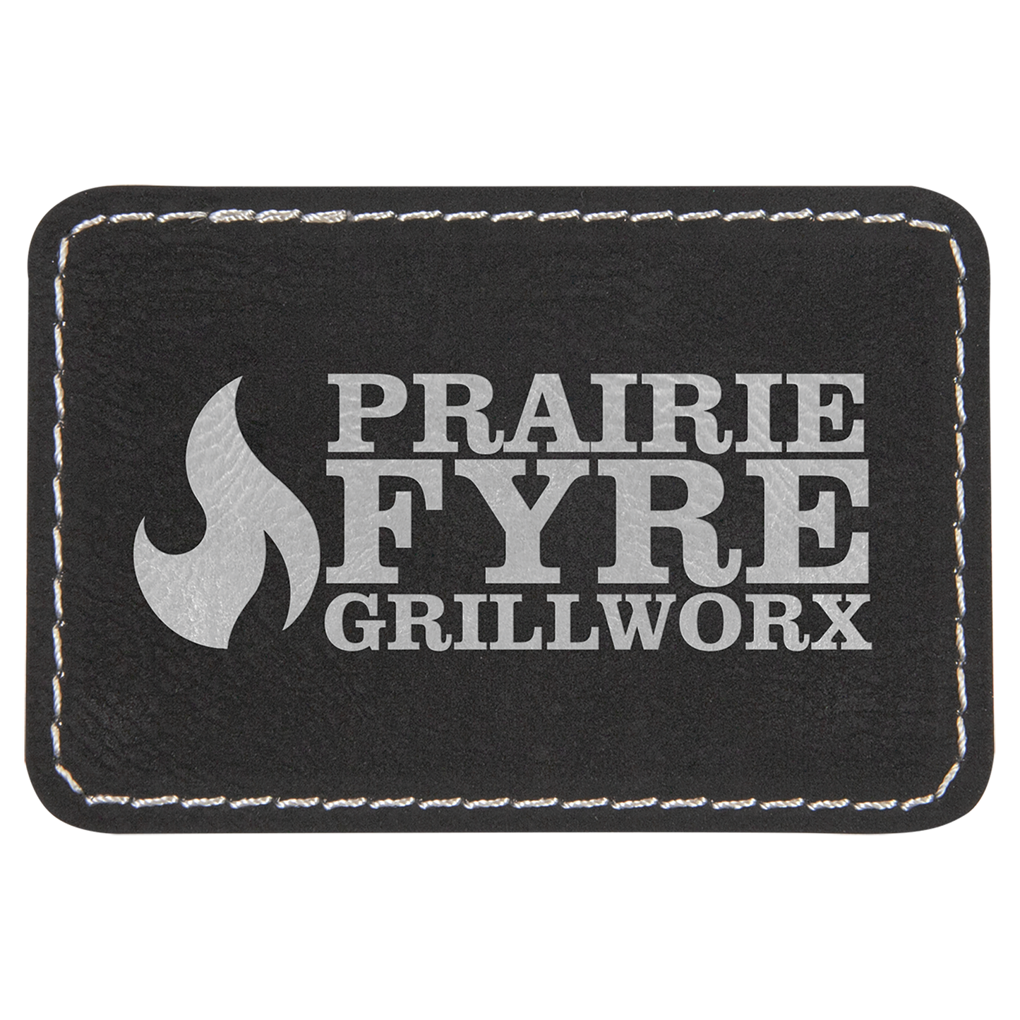 3"x2" Rectangle Leatherette Patch with Adhesive
